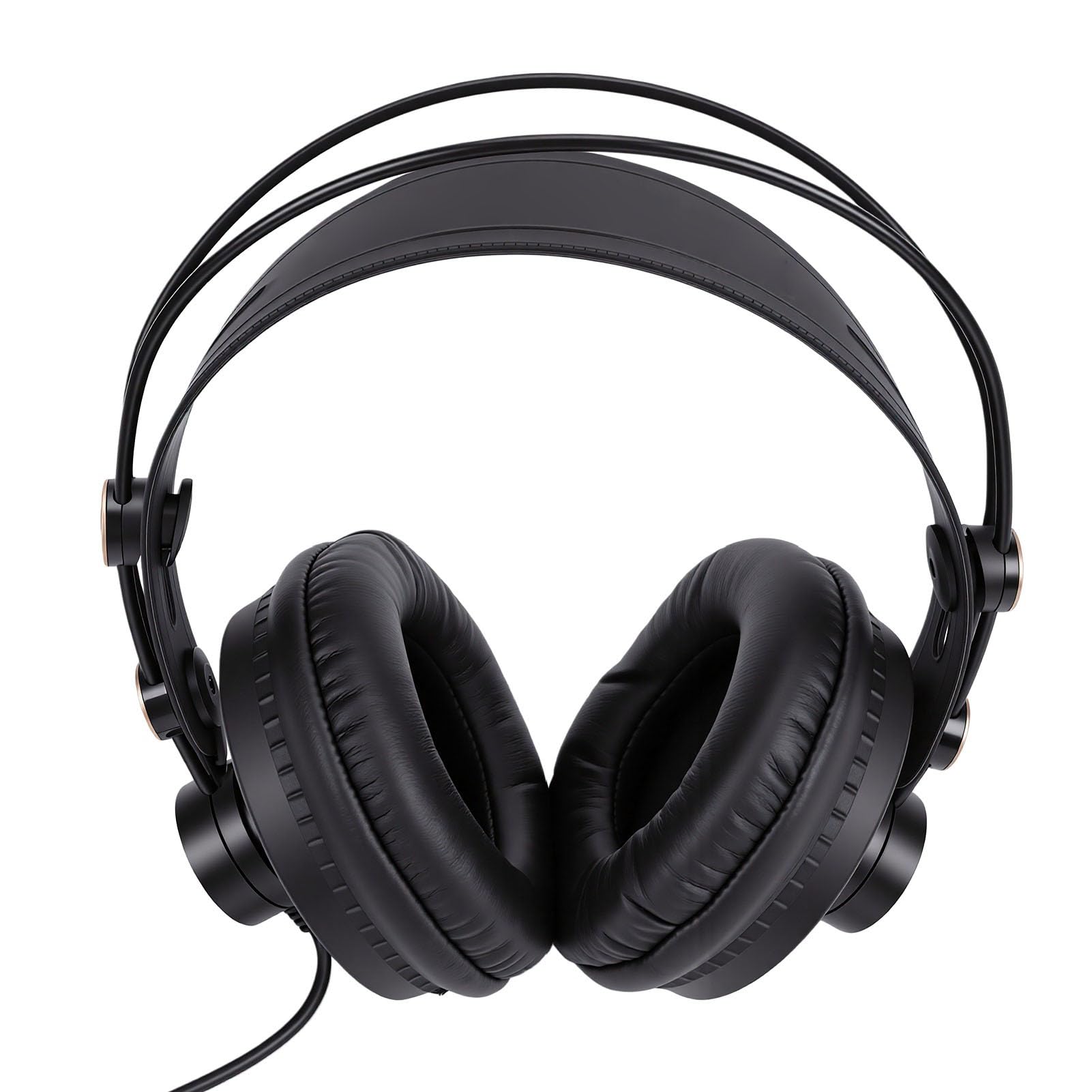 Przewodowy Zestaw Słuchawkowy do Gier 3,5 Mm, Przetworniki 50 Mm Nauszne, Dźwięk HiFi, Redukcja Szumów, Miękkie Poduszki, 32 Omów, 15 Hz–25 KHz, do Muzyki z Komputera PC