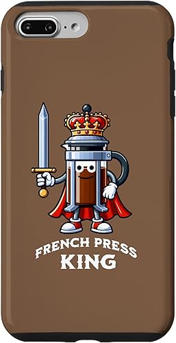 Miniatura 12 de iPhone 16 Plus The French Press King Funny Coffee Maker Lover Case