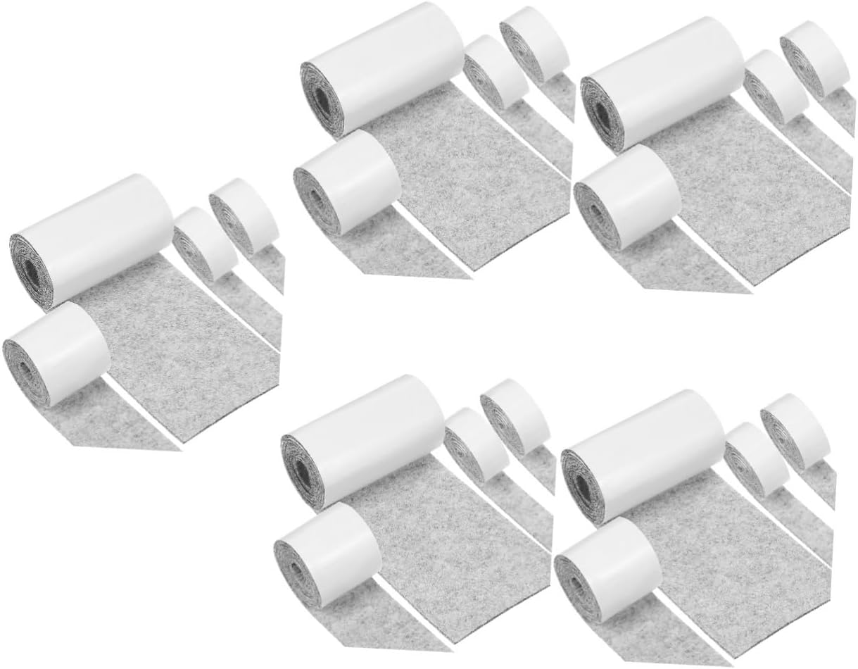 20rolls Self-Adhesive Felt Strips for Furniture Easy to Install Pads for Hardwood Floors - Furniture Feet
