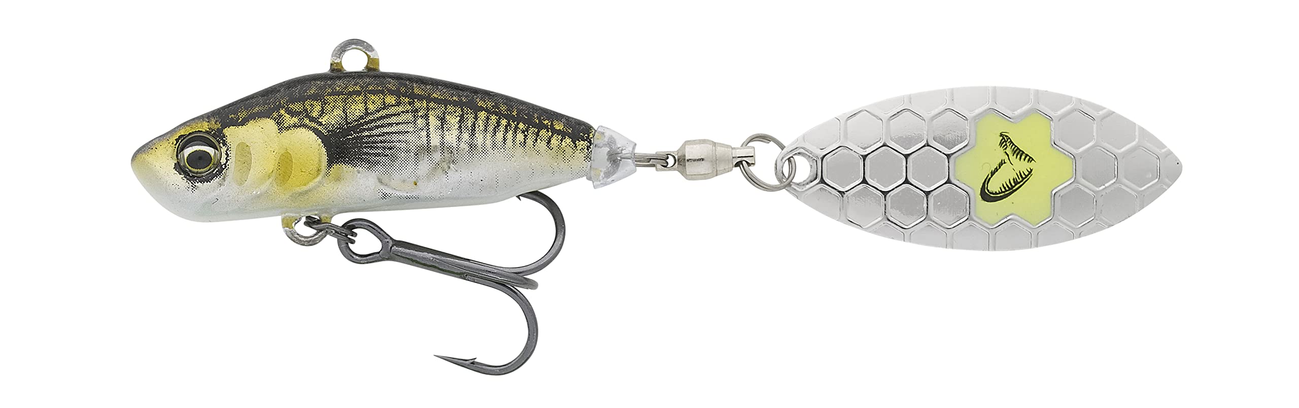 Savage Gear 3D Sticklebait Tailspin 6.5 cm 9 g Green Silver Ayu