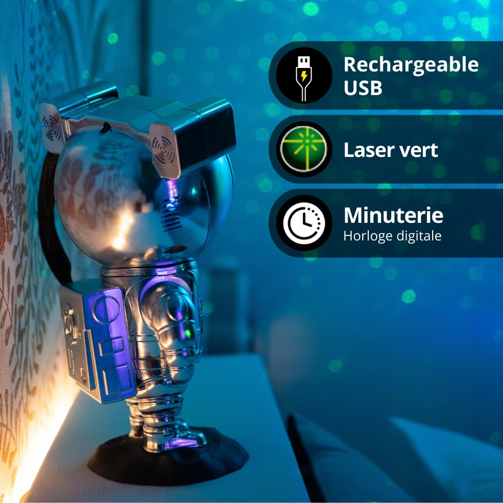 Xanlite Proyector Nocturno LED 5 Modos de Proyección de Nebulosas