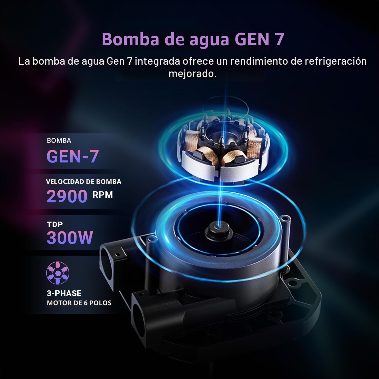 ID-COOLING FX240 INF - Enfriador de CPU AIO de 240 mm, ARGB, bajo nivel de ruido