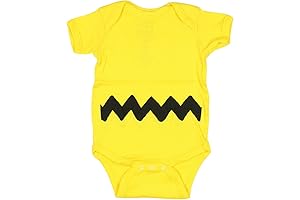 A Soft and Snuggly Baby Charlie Brown Costume Romper