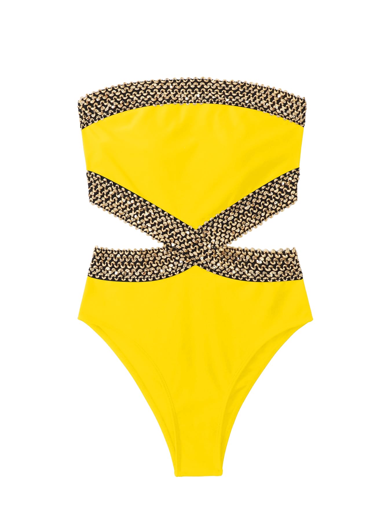 Milumia Strapless Bandeau One Piece