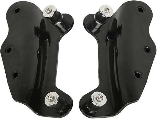 Miniatura 8 de TCT-MOTORPARTS Barra de respaldo desmontable negra con kits de hardware de acoplamiento para Harley Touring Street Road Glide 2009-2013