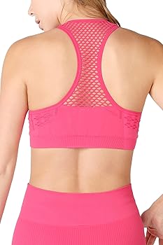 NIKIBIKI Women Seamless Peephole Racerback Bralette, Made in
