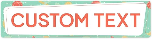 Miniatura 337 de Letrero Personalizado, Letrero de Calle Personalizado, 11 Colores de Fuente, 13 Estilos de Fuente, 4 Opciones de Agujeros, 22 Tamaños, 6x24 Madera