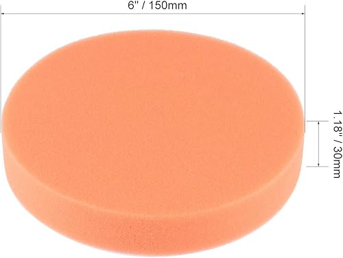 Miniatura 2 de uxcell Kit de almohadilla de pulido de taladro de espuma de 6 "almohadillas de esponja para encerar esmalte de sellado 5 unids