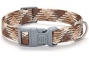 Reflective Brown Collar: Comfort and Safety for Your Dog