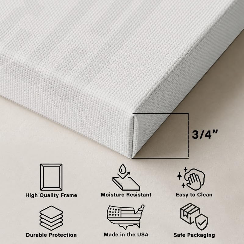 InkFlow Posters Vintage Racing Car Canvas Poster - Classic Supercar Wall Art for Boys Bedroom, Living Room, Dorm - Ideal Print Decor for Car Enthusiasts - 8x10 WRAPPED CANVAS Print