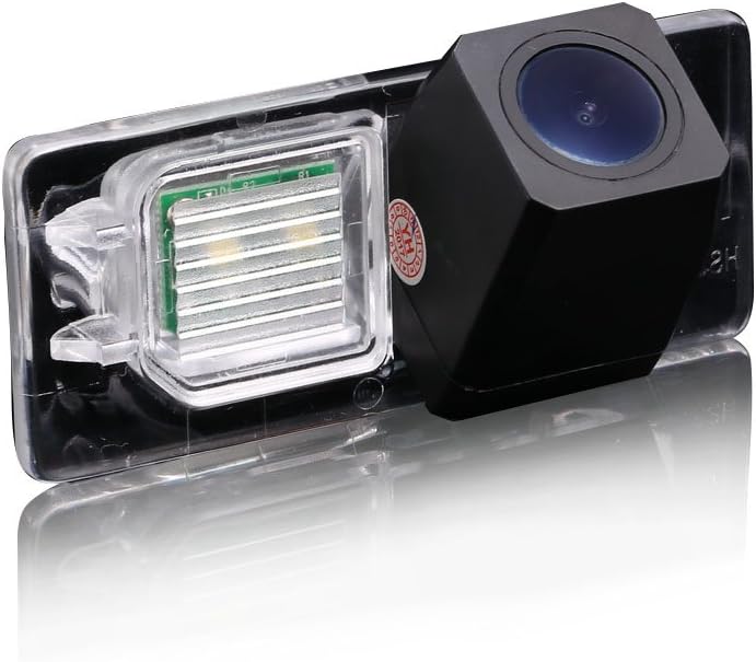 1280 x 720 Pixel 1000TV Lines 18 mm Lens Car Number Plate Light Reversing Camera Replacement for Land Rover Discovery/Jaguar XE XF F-Pace XFL 2016