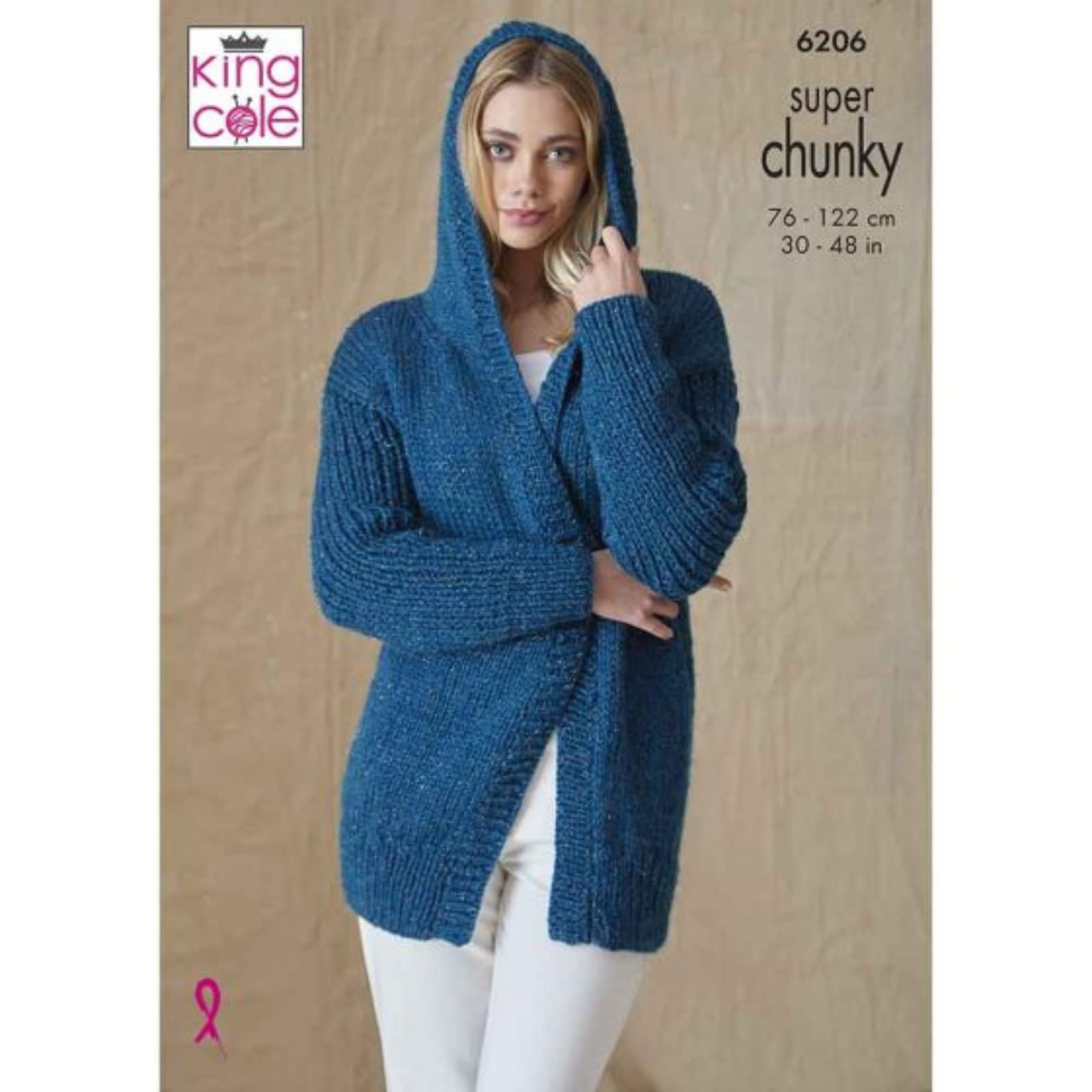 Hooded Jacket and Waistcoat in King Cole Celestial Super Chunky (6206)