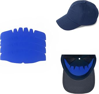 Shapers Image 4Pk Baseball Caps Crown Inserts Shapers for Fitted Caps and Snapback Hats Blue