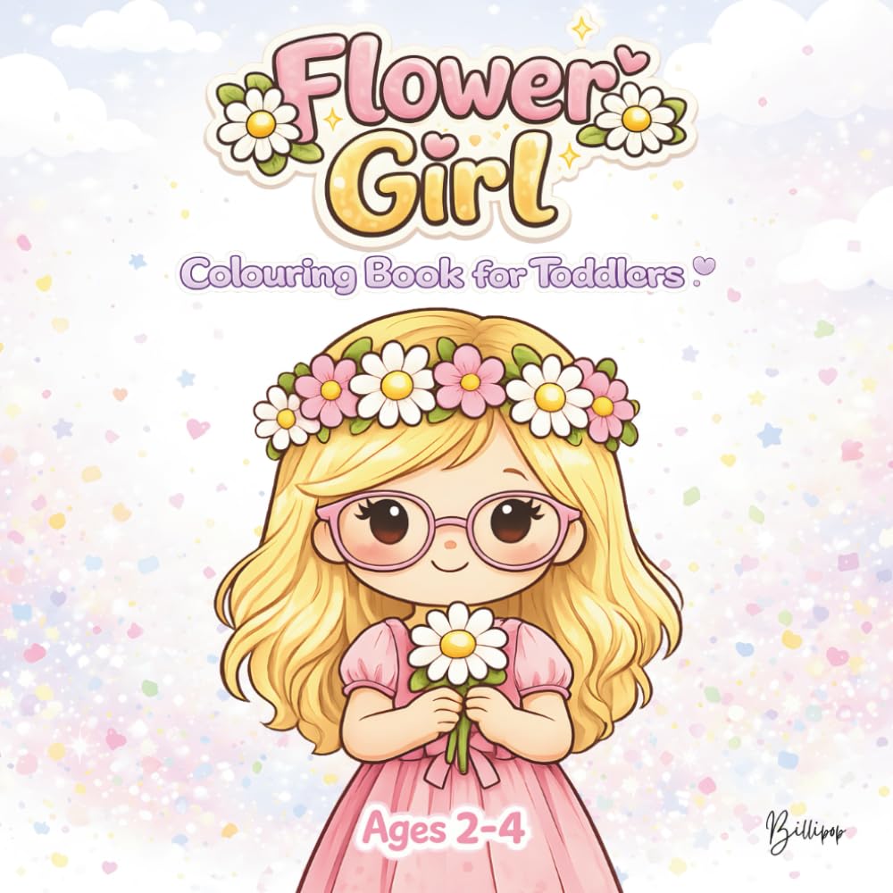 Flower Girl Colouring Book for Toddlers - Edition Annie: Wedding-Themed for Ages 2–4 (Wedding fun for Toddlers)