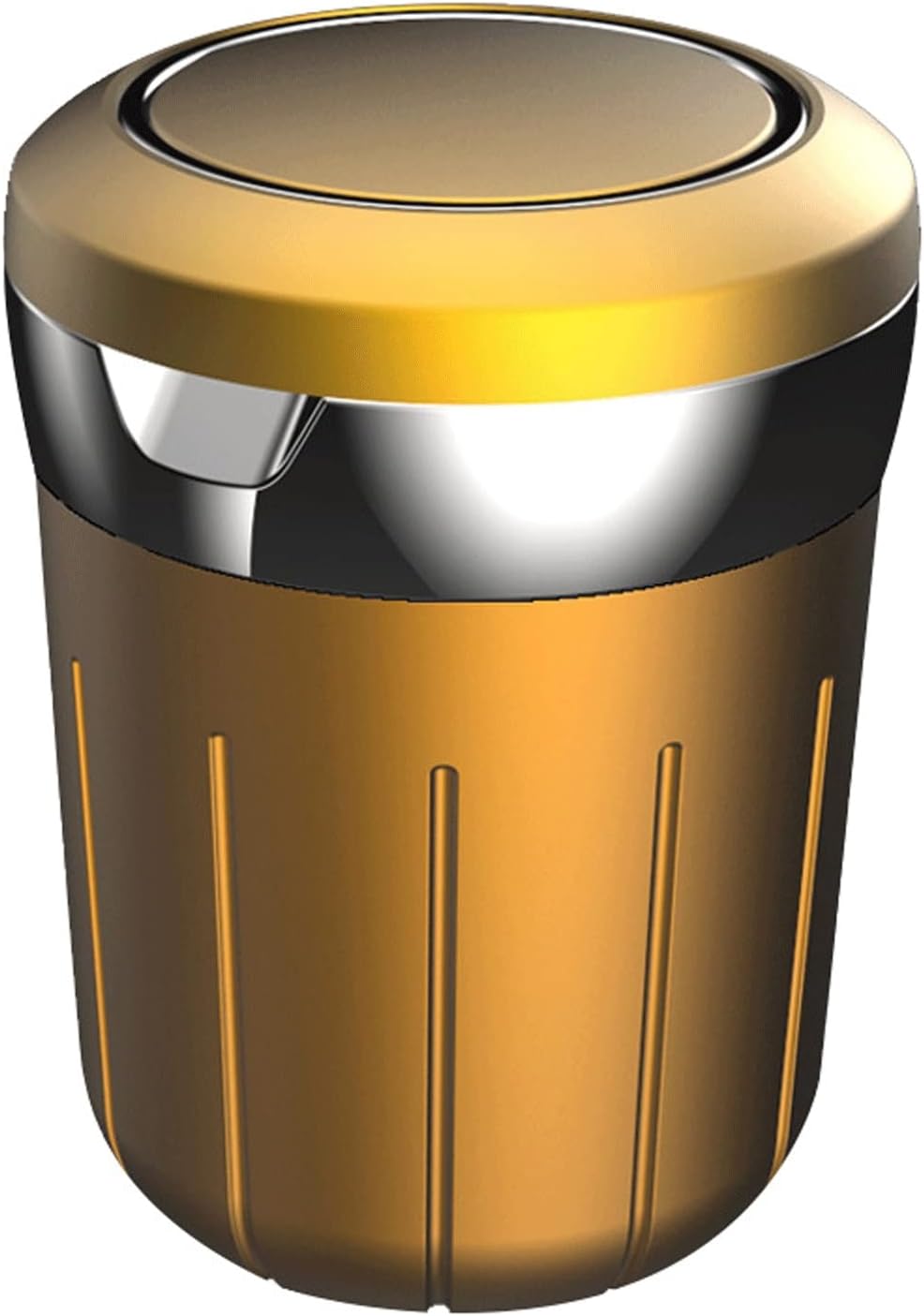 Car Ashtray, Portable Ashtray for Car, Car Ashtray with Lid Portable Stainless Steel Smoking Cup Windproof and Smokeless for Car Cup Holder Home Office (Color : D)