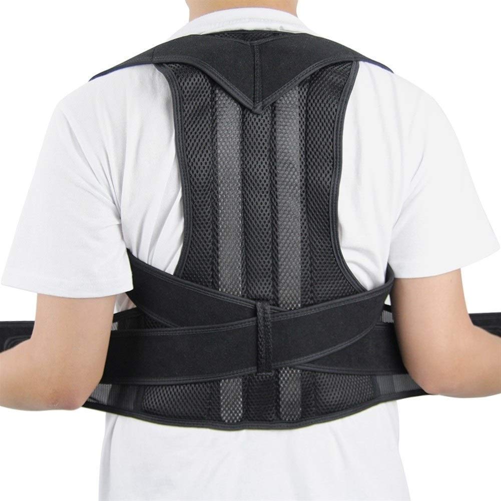Correttore posturale per la schiena per adulti Supporto per la schiena della spalla Tutore lombare Supporto sanitario Corsetto Cintura per la schiena