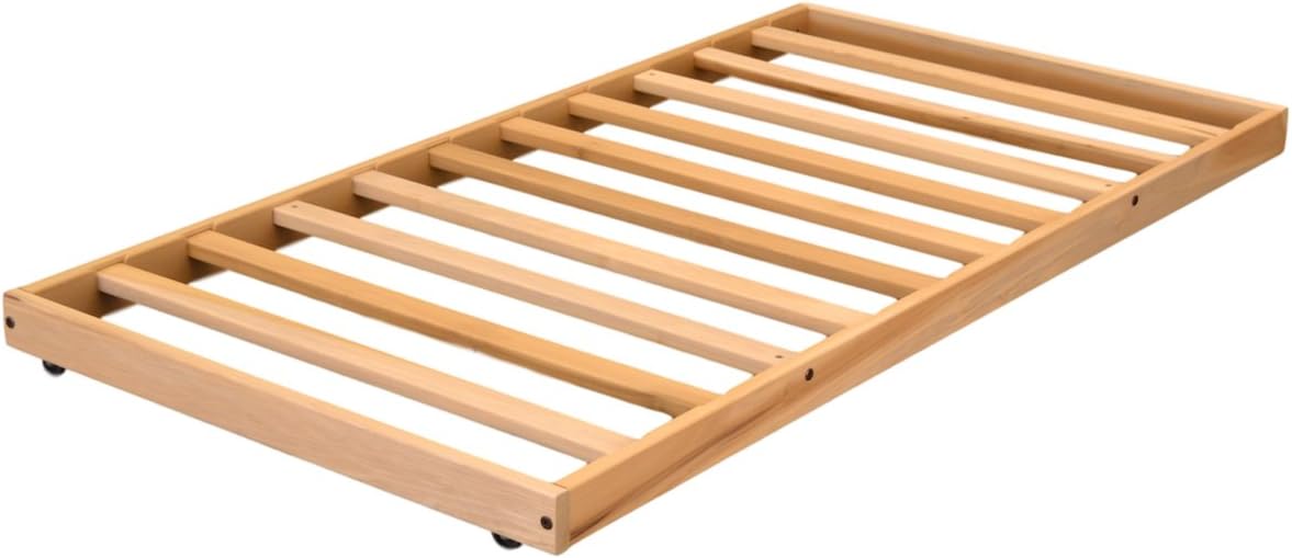 KD Frames Twin Trundle, Natural Wood