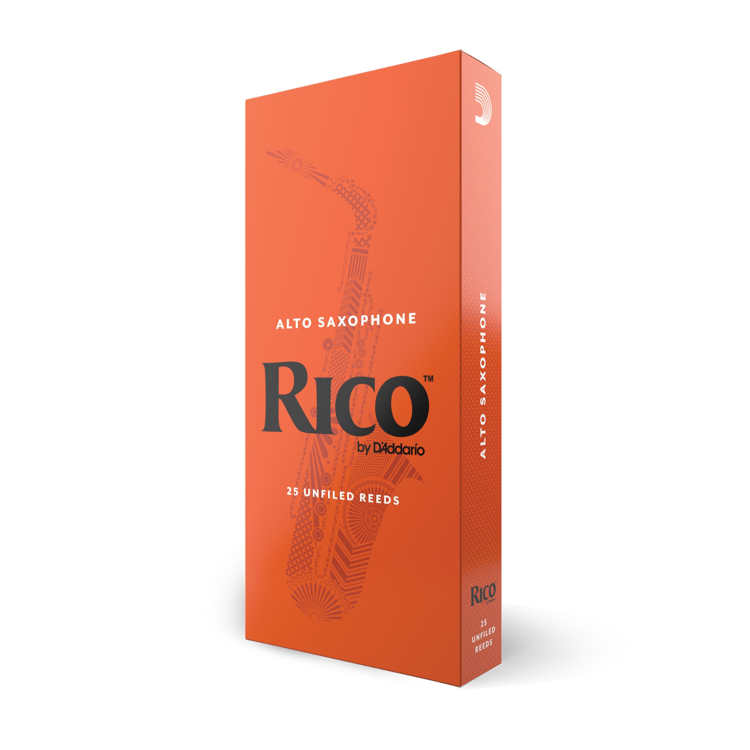 Anches de saxophone Rico - Anches de saxophone alto - Anches de saxophone alto 2, 25-Pack