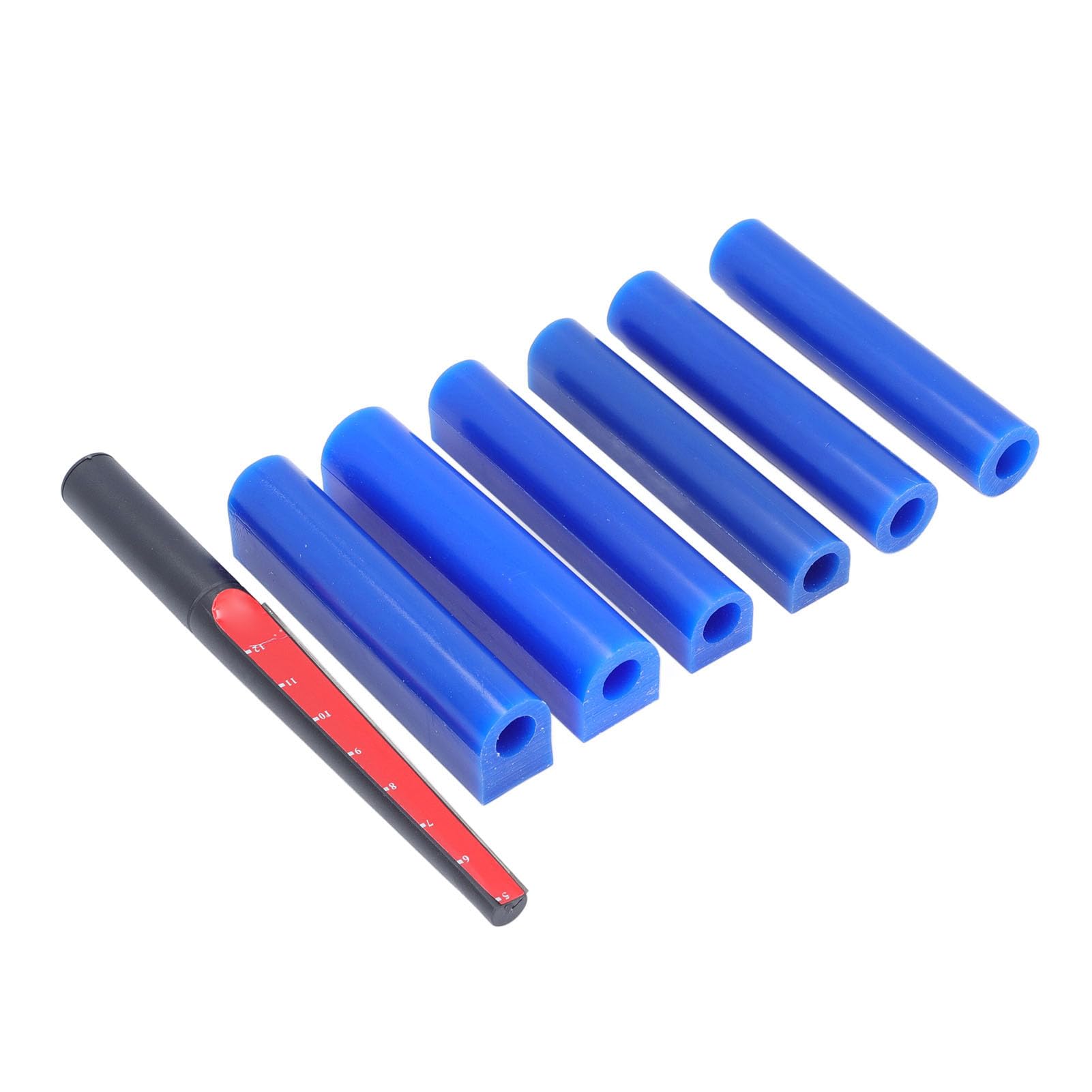 Naroote Kit per Fusione Dura di Tubi per Anelli di Cera per Intaglio da 6 Pezzi con 1 Taglierina, Cera per Intaglio Unica per la Realizzazione di Anelli, Ideale per gli Appassionati di Gioielli