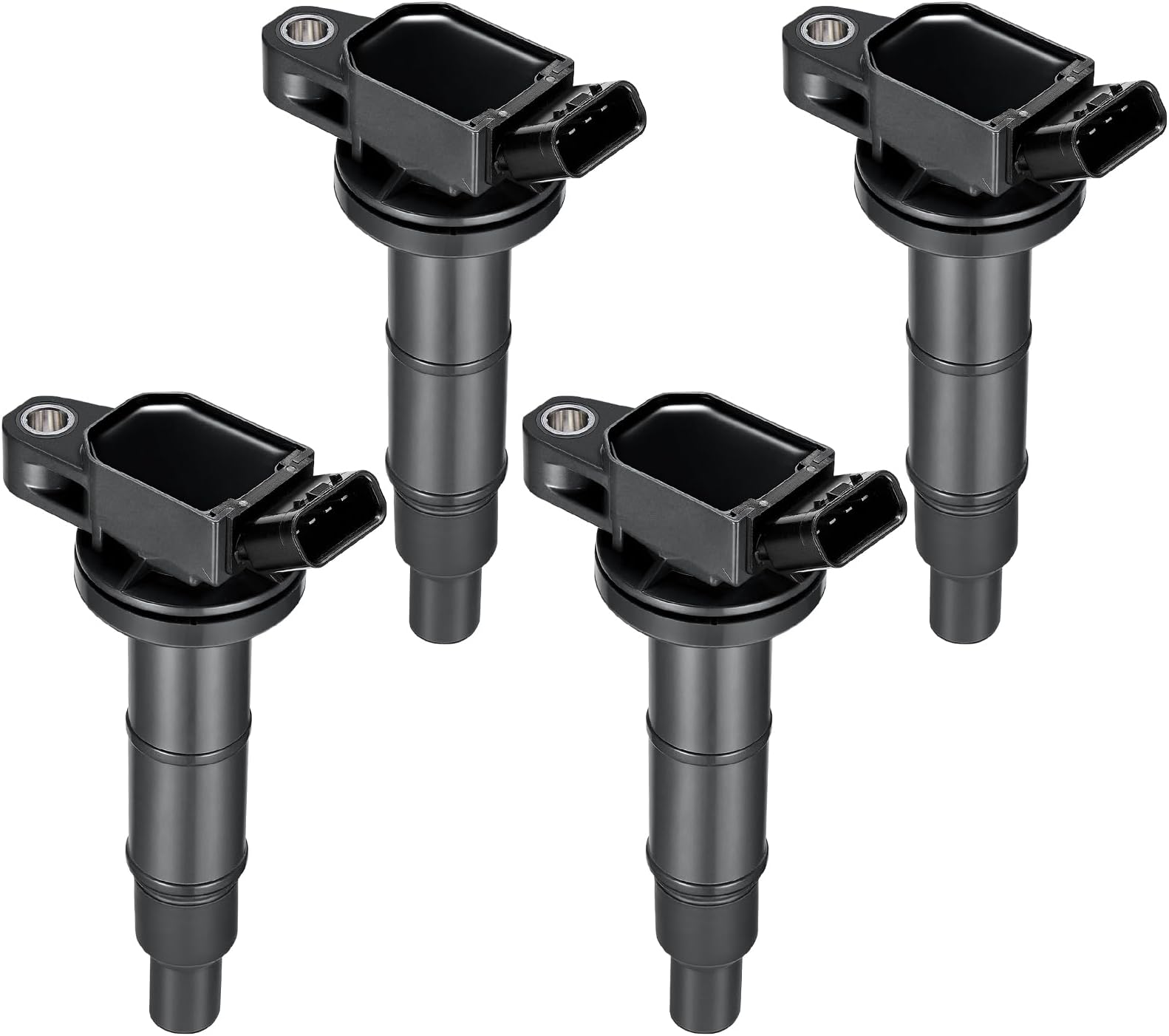 Set of 4 UF333 Ignition Coil Pack Compatible with Toyota Camry Corolla Highlander Matrix RAV4 Solara Scion tC xB Lexus HS250h Pontiac Vibe 2.0L 2.4L L4 90919-02244 C1330 GN10313 5C1299 6731307