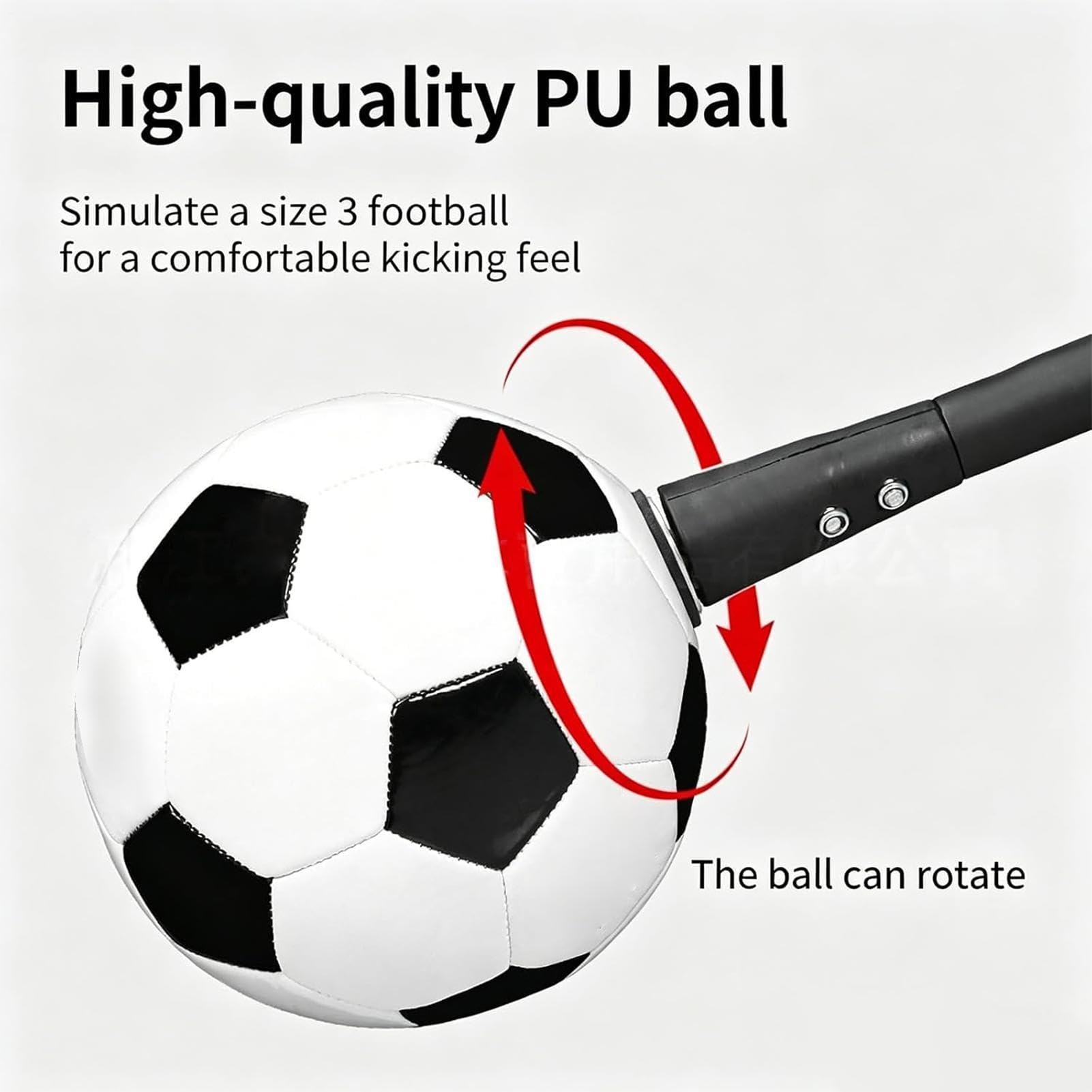 Entrenador de fútbol, desarrollo de velocidad y agilidad, 42 x 22 x 12,5 cm, equipo de práctica de patada de fútbol. Herramienta de entrenamiento de agilidad de fútbol, mejora de entrenamiento en
