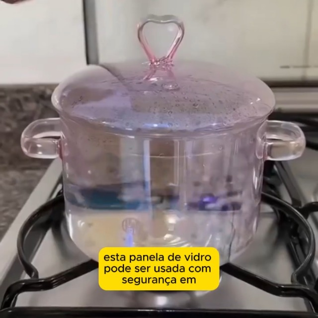 Panela Caarola de Vidro Capacidade 1,5L Tampa em Forma de Corao, Fcil de limpar, Mquinas de lavar loua Resistente ao Calor e Seguro a Forno, Para Foges Eltricos e Gs (Rosa) | Panela Caarola de Vidro Capacidade 1,5L Tampa em Forma de Corao, Fcil de limpar, Mquinas de lavar loua Resistente ao Calor e Seguro a Forno, Para Foges Eltricos e Gs (Rosa) |
