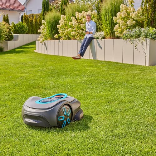 Gardena smart SILENO max 800 m² Tondeuse robot: pour pelouses jusqu'à 800 m², LONA Intelligence, Trim-to-Edge, DuoConnect, fonctionnement silencieux (19901-26)