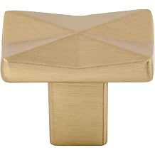Top Knobs Quilted 1 1/4" Length Rectangle Knob Honey Bronze