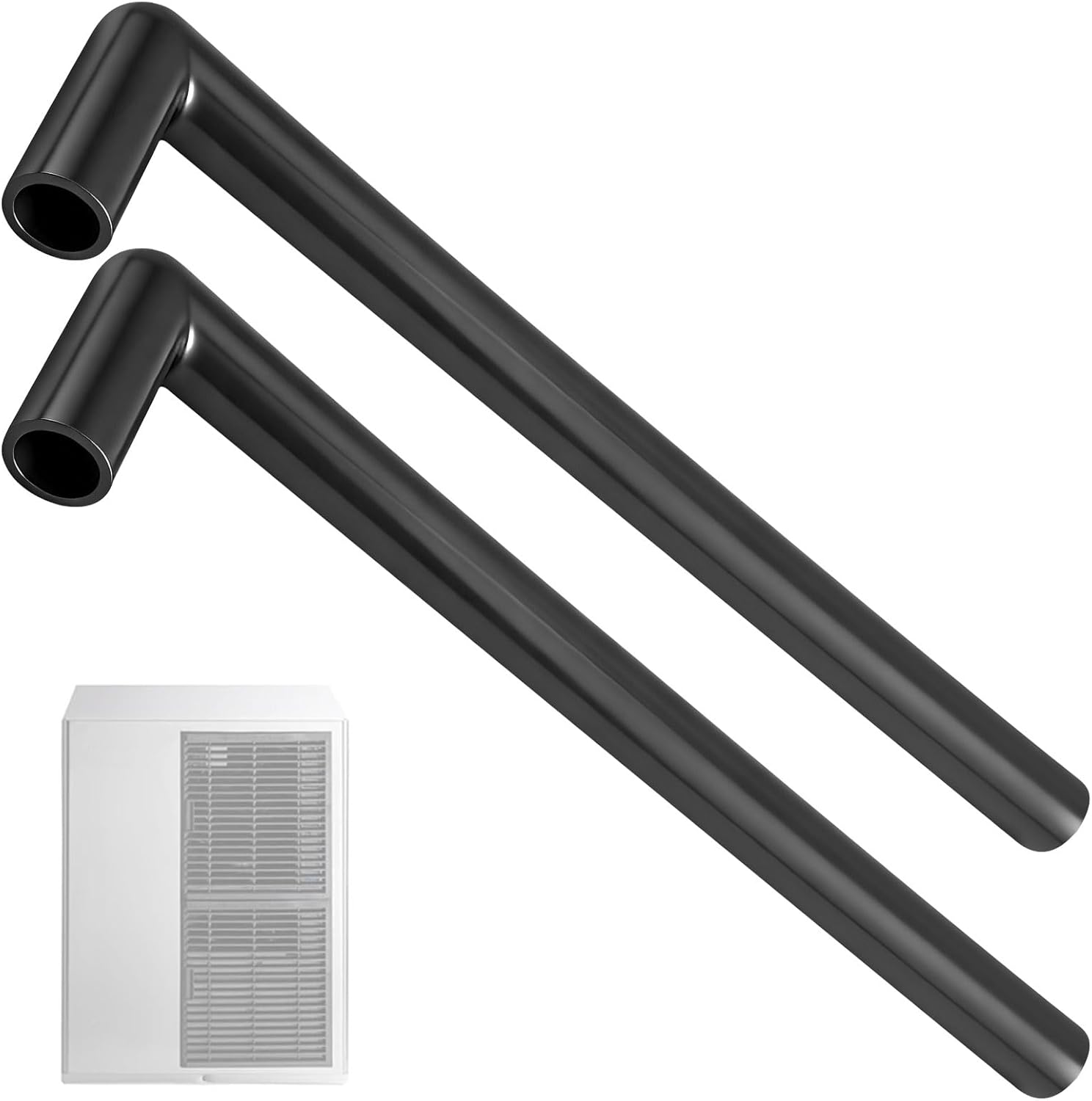 2 Pcs 4A1551-03 Rubber Hose (C) Compatible with Hoshi-zaki Ice Machine Distributor to Spray Tube, Fits Hoshi-zaki KM Series, KM-280MAF, KM-280MAH, KM-280MWF, KM-280MWH and more