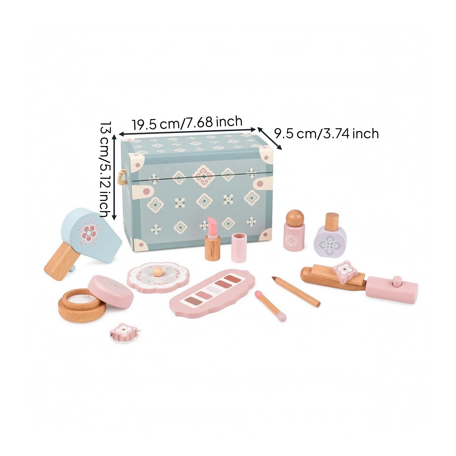 Almencla Juego Maquillaje Creativo Portátil, Didáctico, Set Maquillaje con Accesorios, para Casa, Niños