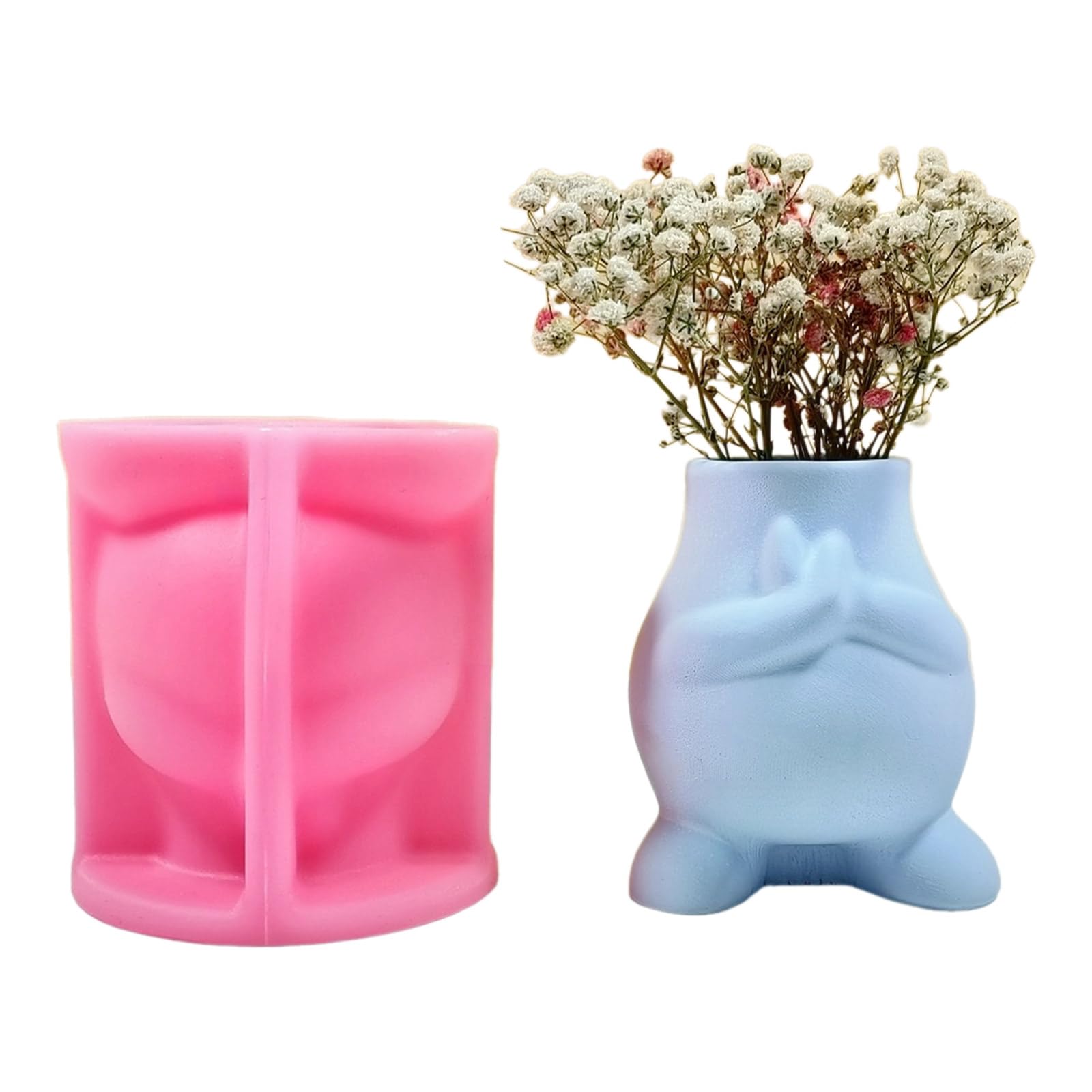 Moule résine pour pot de fleurs et décoration de salon moderne