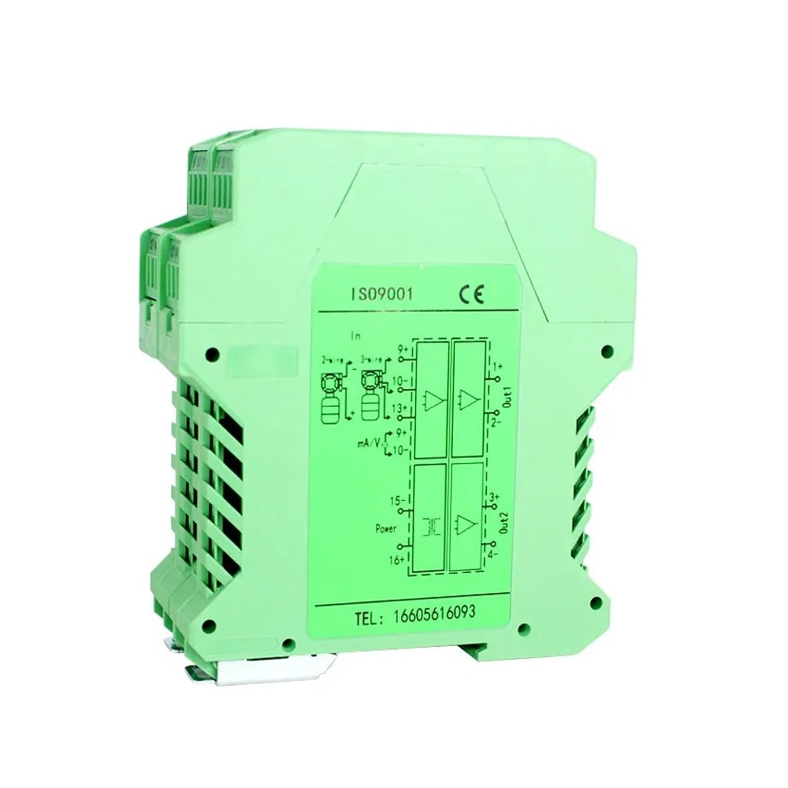 Convertisseur d'isolateur de signal CC 24V 1 entrée 4 sorties analogiques