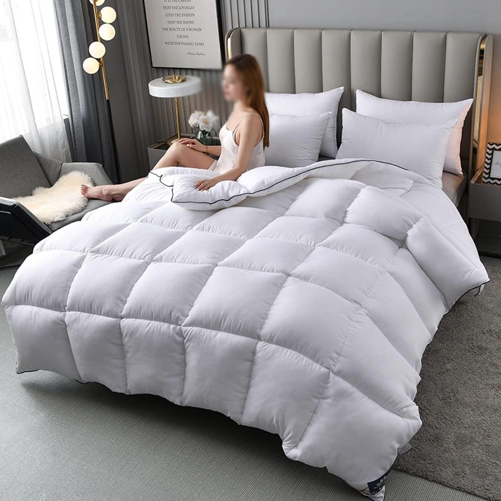 Warm and Comfortable Soft Down Velvet Quilt Thickened Winter Quilt for Hotels and Hotels (Colour: C Size: 20,0000 cm 6catty) (C 200 x 230 cm 8catty)