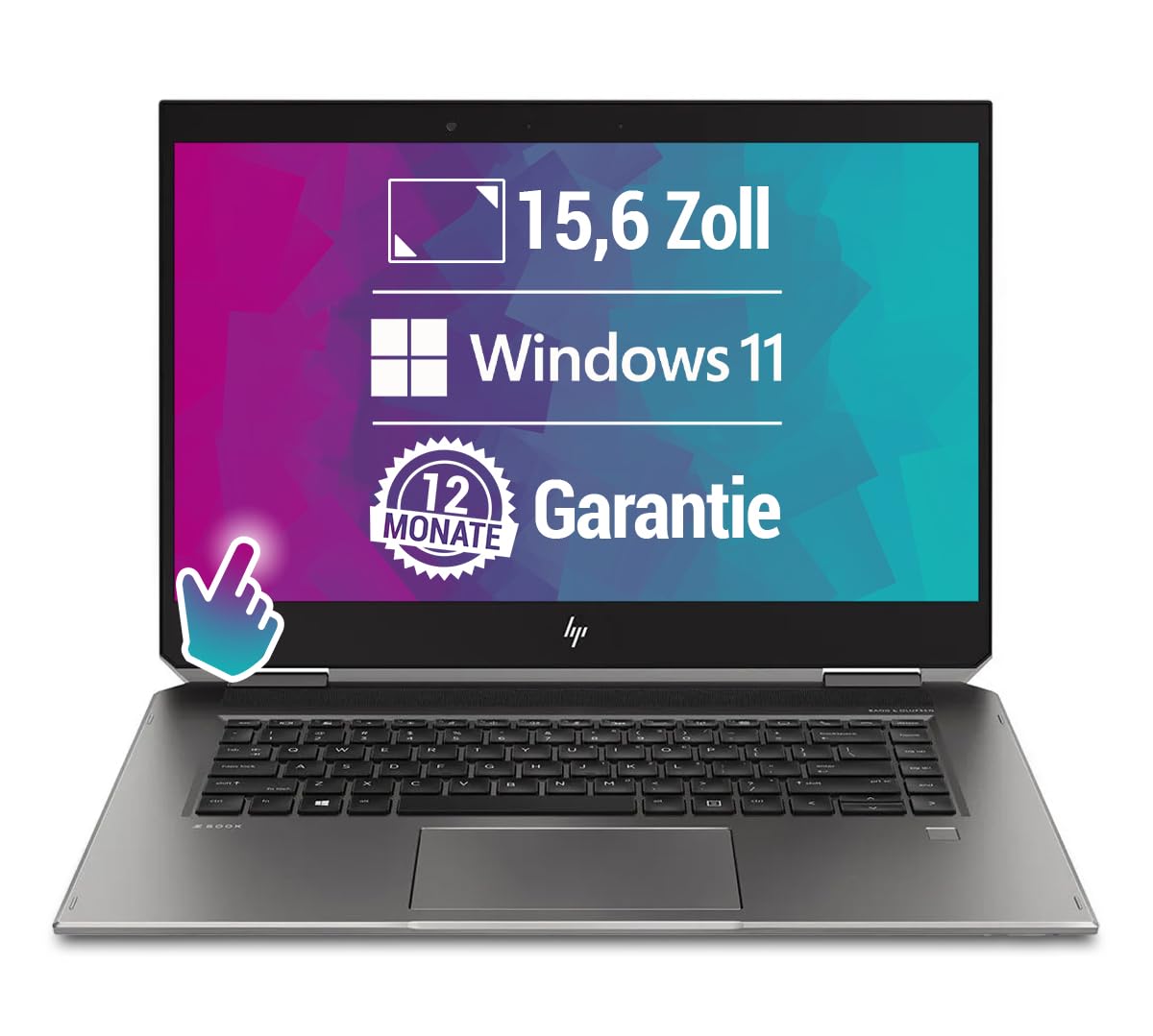 HP ZBook Studio x360 G5 15,6 Zoll 4K Ultra HD Laptop Intel Xeon E-2176M@ bis zu 4,4 GHz 32 GB 1000 GB SSD mit Windows 11 Pro & GRATIS Antiviren-Software inkl. 12 Monate Garantie (Generalüberholt)