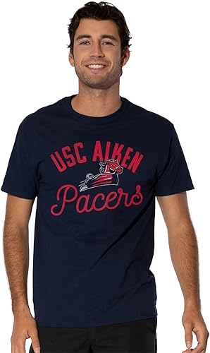 Miniatura 7 de LOGOVISION Mascota desgastada oficial universitaria de manga corta, unisex, para hombres y mujeres, colección de camisetas de algodón