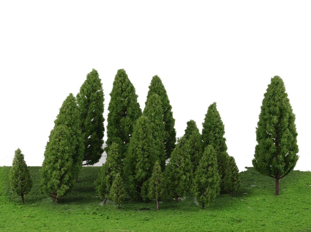 MagiDeal 70 Pz Moo Alberi Layout Ferrovia Diorama Paesaggio Giardino Scenario Albero, Confezione a