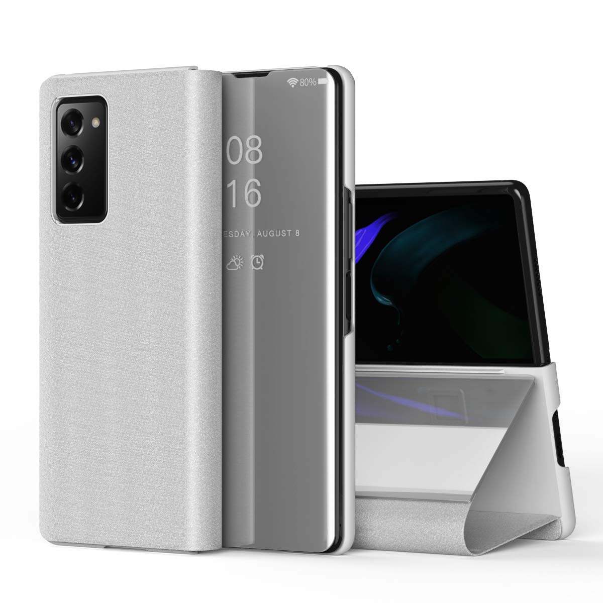 LEMAXELERS Custodia Galaxy Z Fold 2 Cover Portafoglio,Custodia