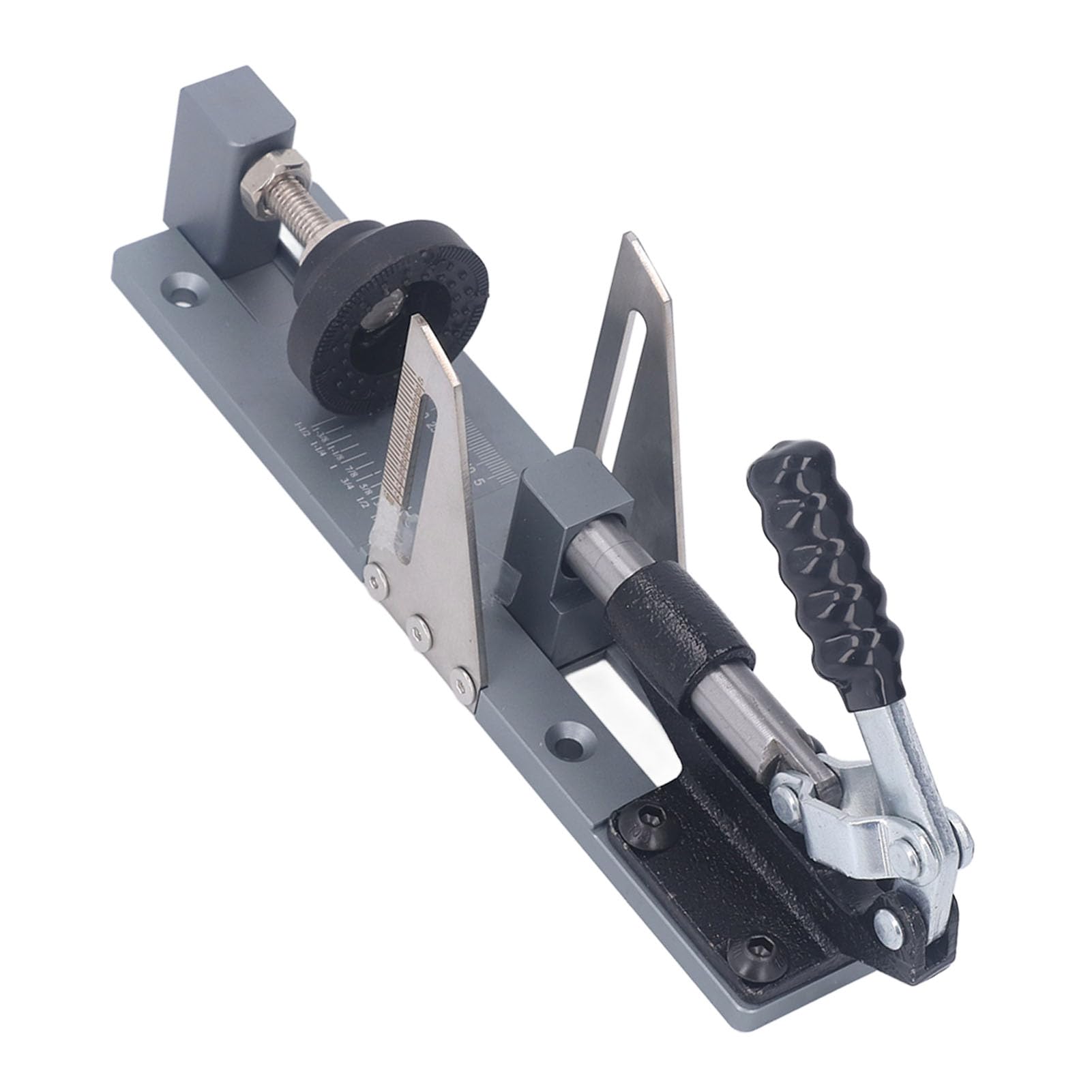 Cocoarm Plantilla Profesional para Agujeros de Bolsillo, Kit de Plantilla para Agujeros de Bolsillo de Aleación de Aluminio, Guía de Perforación Precisa, Carpintería Estable, Fácil Operación, para