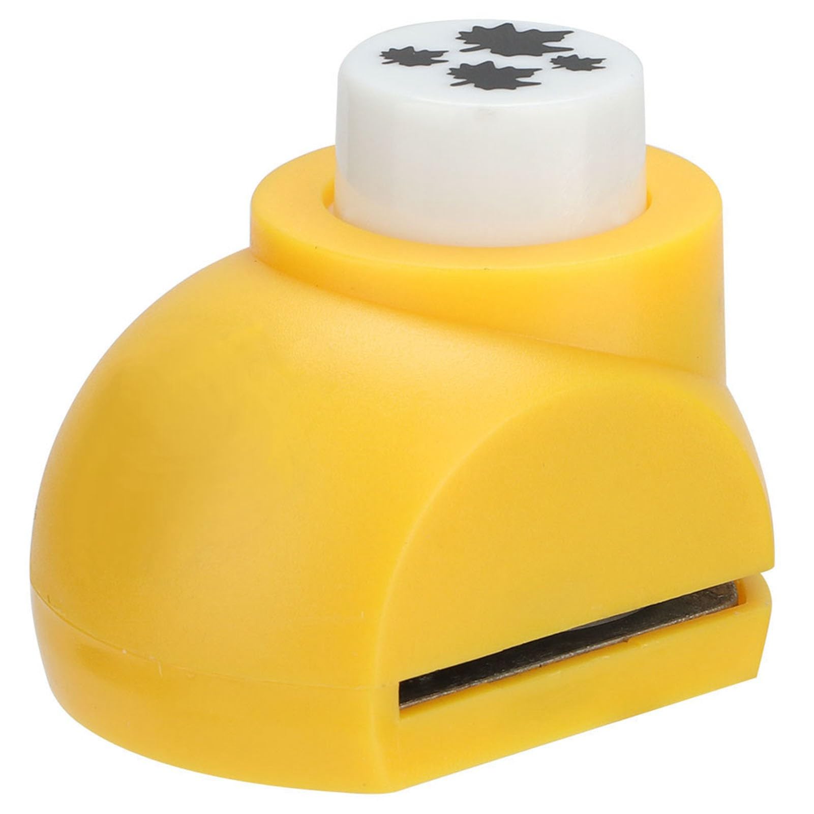 Paper Punch Cutter, Tree Leaf Making Mold DIY Craft Hole Punch Shapes Set with 4pcs Paper, Scrapbook Supplies (Maple Leaf)