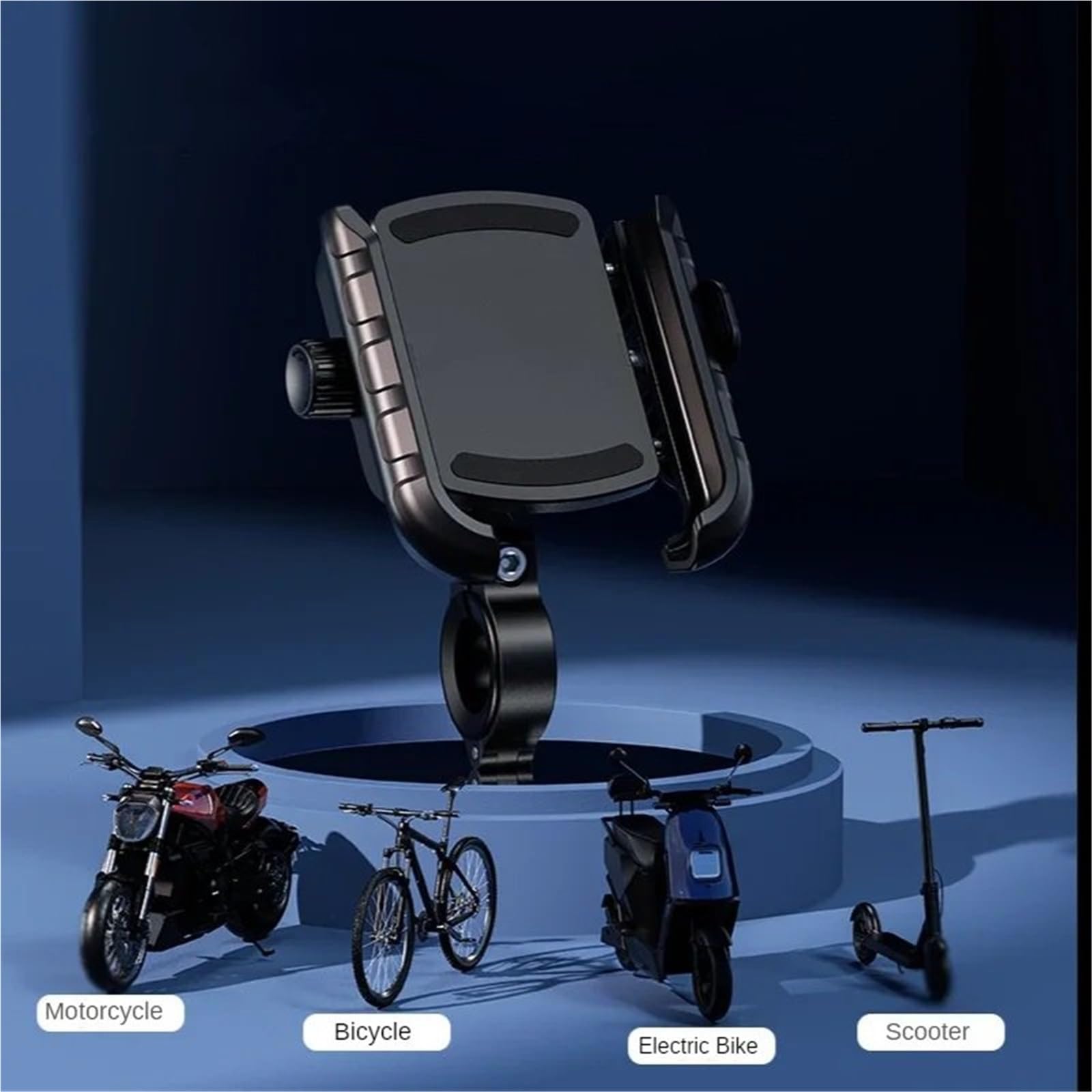 Supporto Per Telefono In Alluminio Per Moto 1S Con Chiusura Rapida Per Moto, Scooter, Telefoni Da 5,4-7,2 Pollici