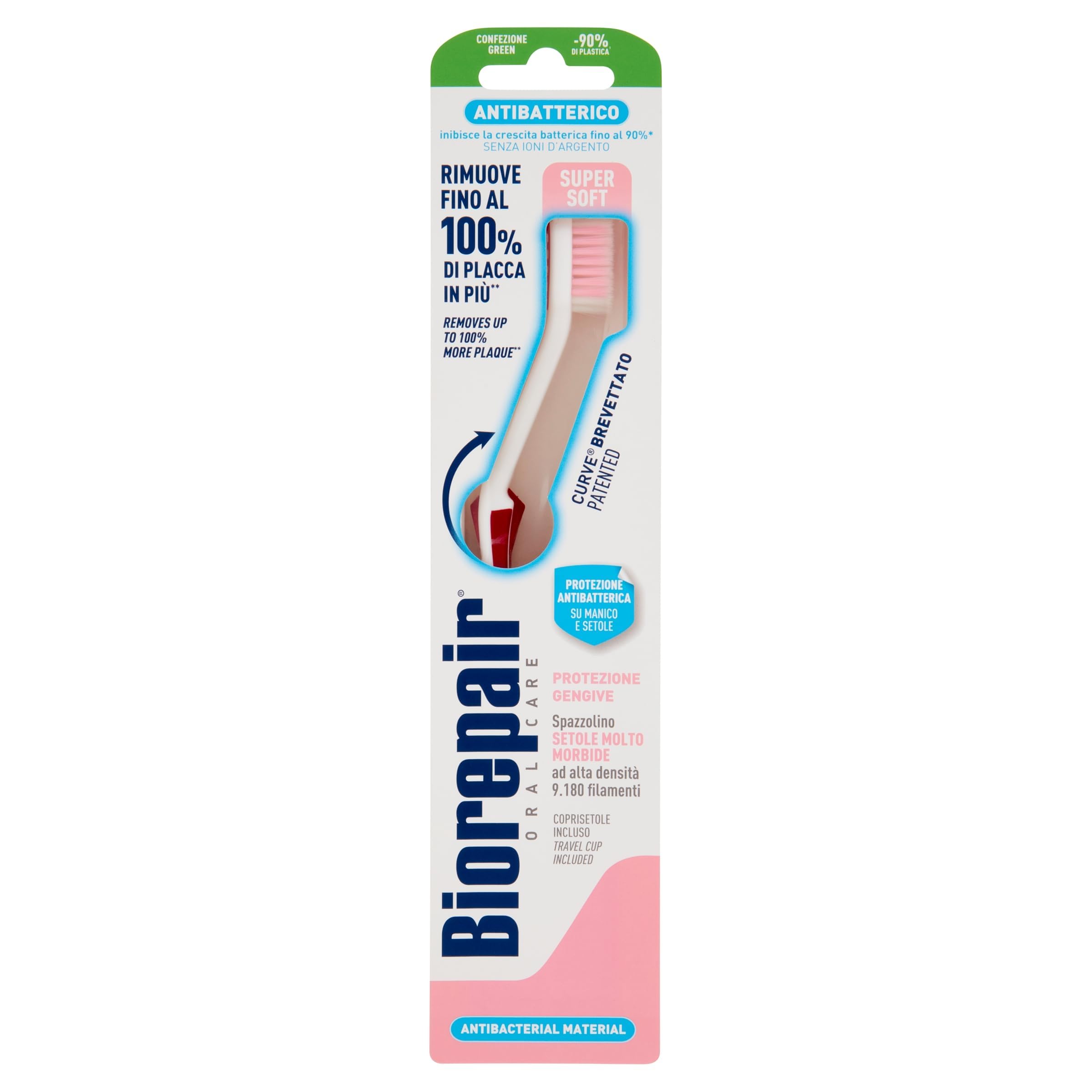 Biorepair Oral Care Pro Toothbrush Curve- Very Soft