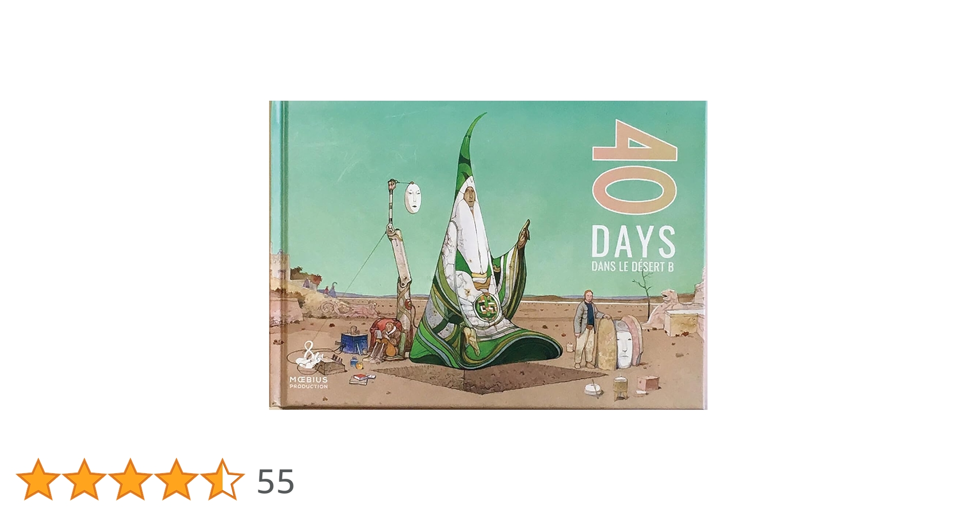 MOEBIUS 40days dans le désert B 40 DAYS DANS LE DÉSERT B - COMICON Edizioni