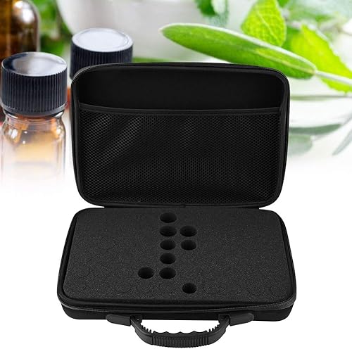 Miniatura 3 de Fydun Estuche de transporte de aceite Ential Estuche rígido, 60 botellas de 0.2 fl oz, 0.5 fl oz para familias (negro)