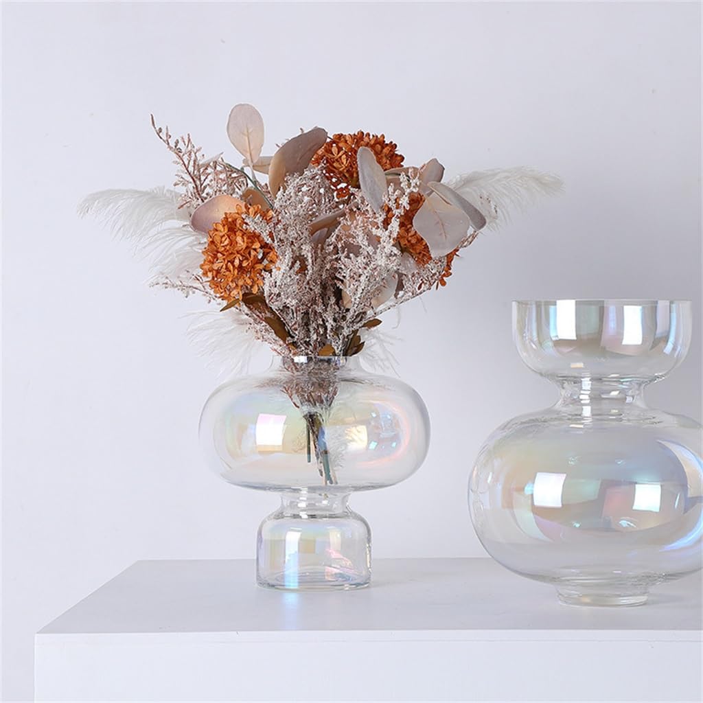 Amazon.co.jp: N/A ひょうたんガラスの花瓶の装飾水耕栽培の花ホーム