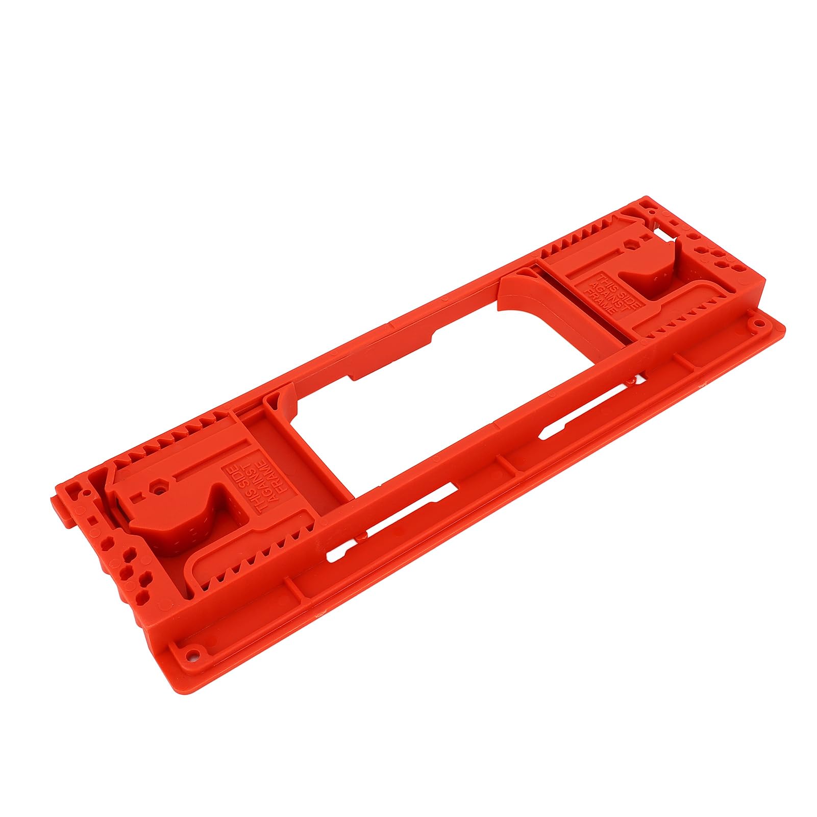 Gabarit de charnière de porte EMUKOEP en ABS rouge pour mortaise et coupe précise