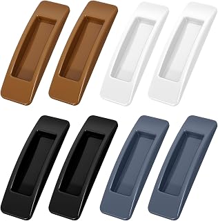 8 Pcs 4 Colors Plastic Cabinet Drawer Handle Self-Stick Instant Cabinet Knobs Push Pull Helper Drawer Pulls Multipurpose Opening Stick-on Handles No Drill Auxiliary Pullers for Door Window