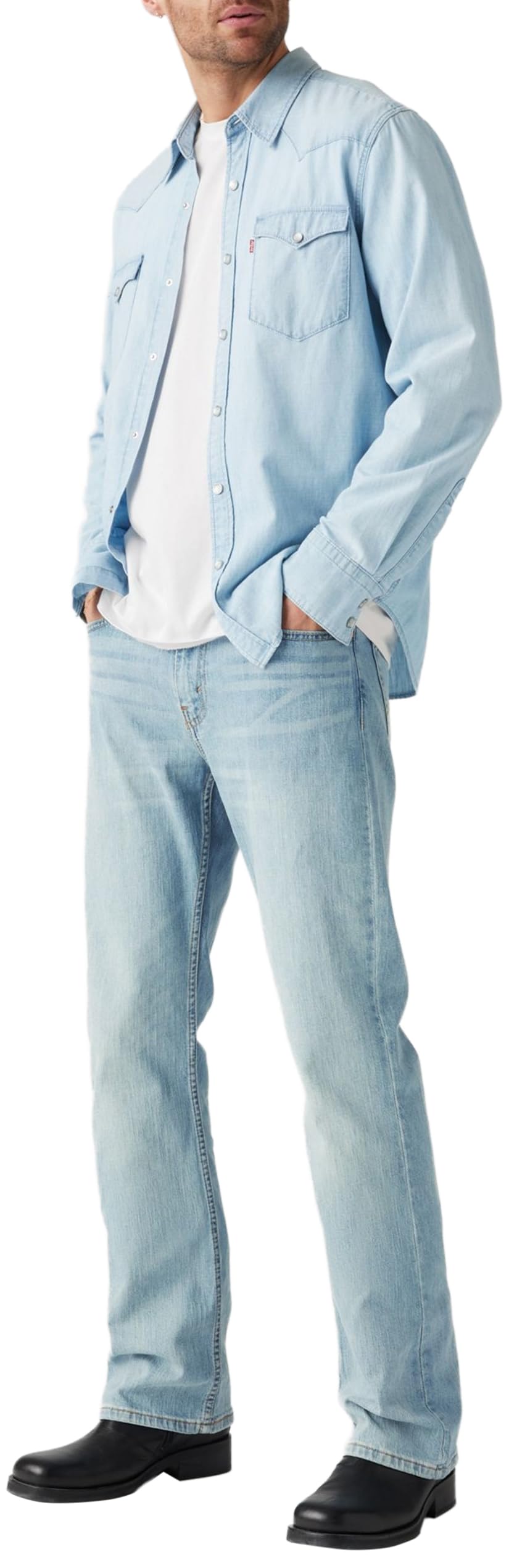 Levi's 527 527 Slim Boot Cut - Spodnie Mężczyźni