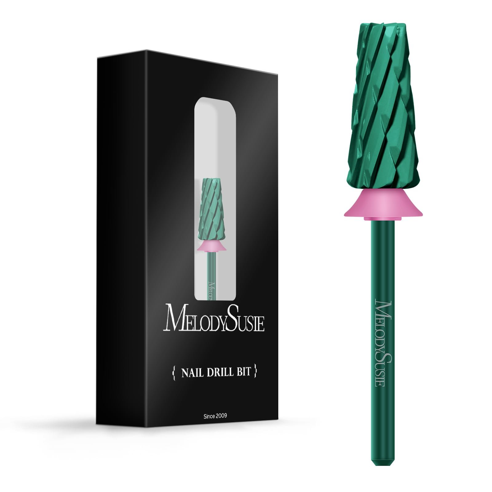 MelodySusie Super Cut Edition 5 in 1 Nail Drill Bits, 3/32'' Carbide Tungsten Multi-function Bits, Suitable for Manicure Pedicure Cuticle Gel