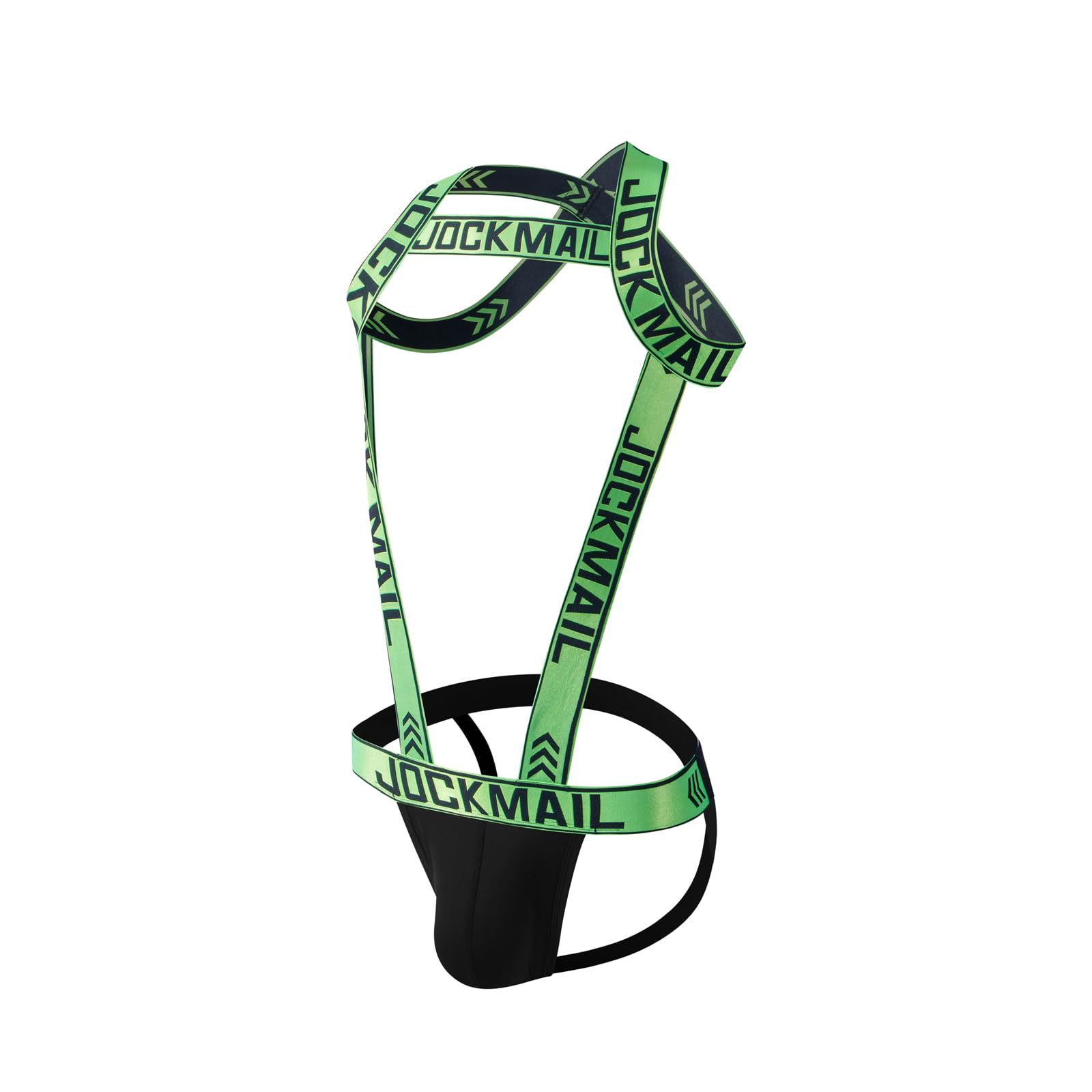 Mens Harness Sport Shoulder Strap with Jock Strap Fitness One-piecs Harness with Jockstrap Bodysuit