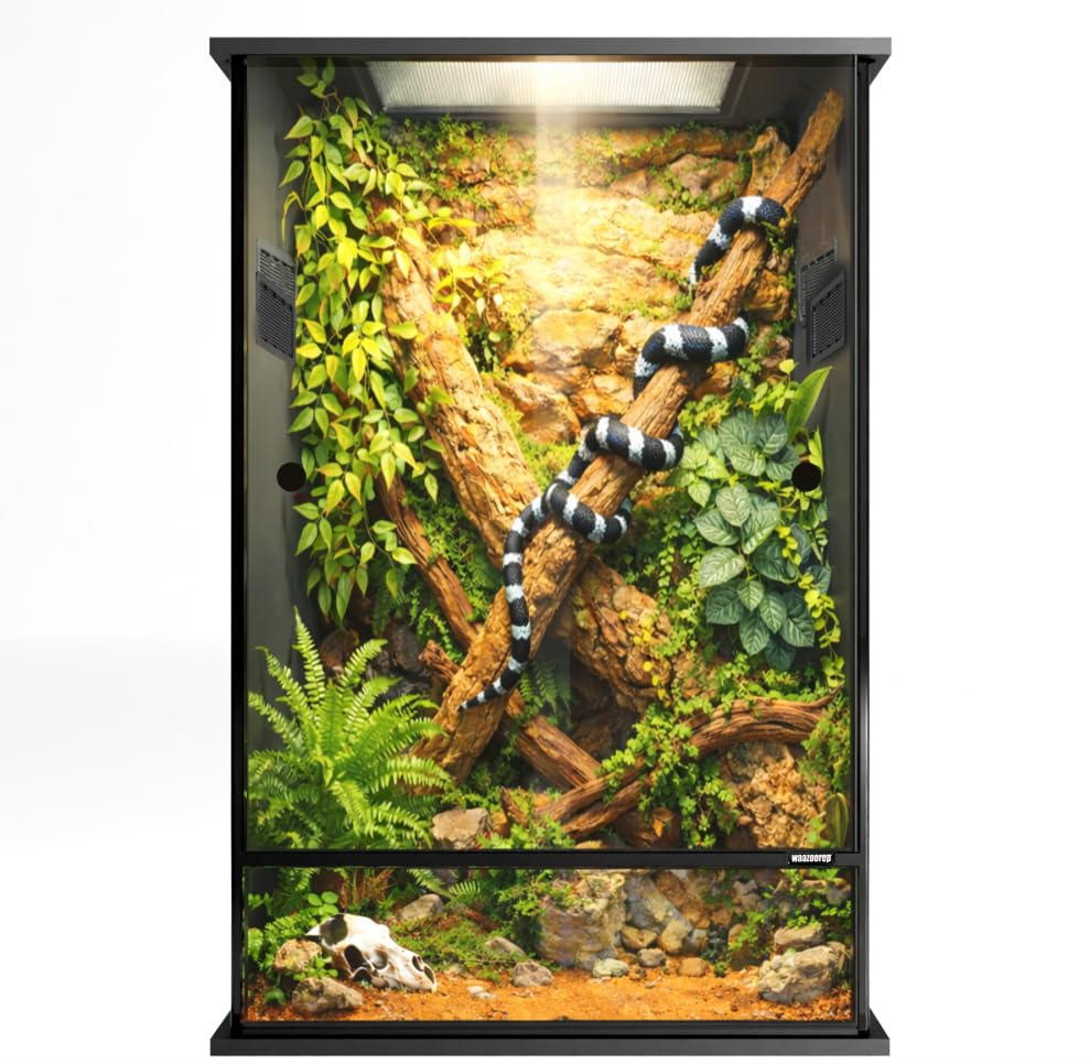 Amazon.com : waazoorep 67 Gallon Tall PVC Reptile Enclosure,24